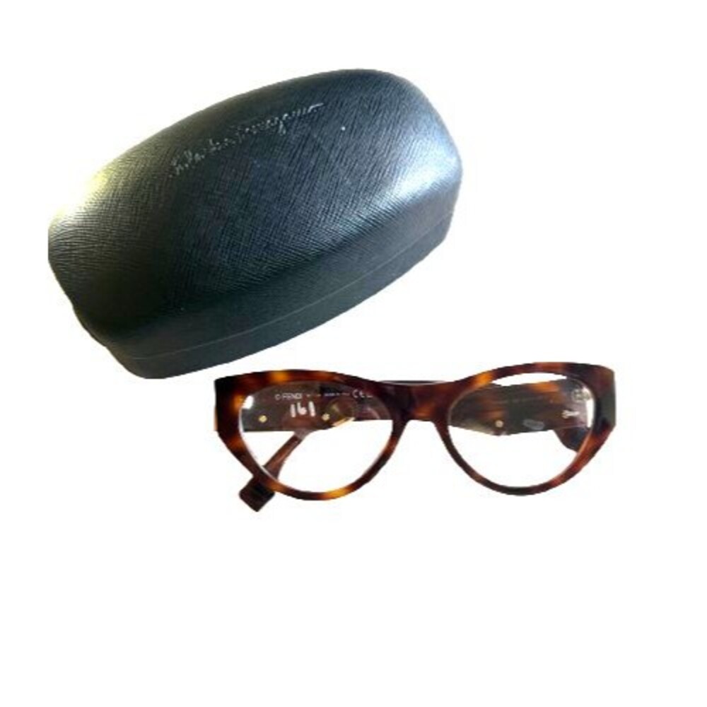 New Authentic Fendi First FE50092I 053 HAVANA Cat Eye Glasses  52 - 17 - 140